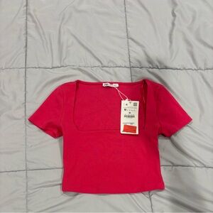 Zara Vibrant Red Tee
